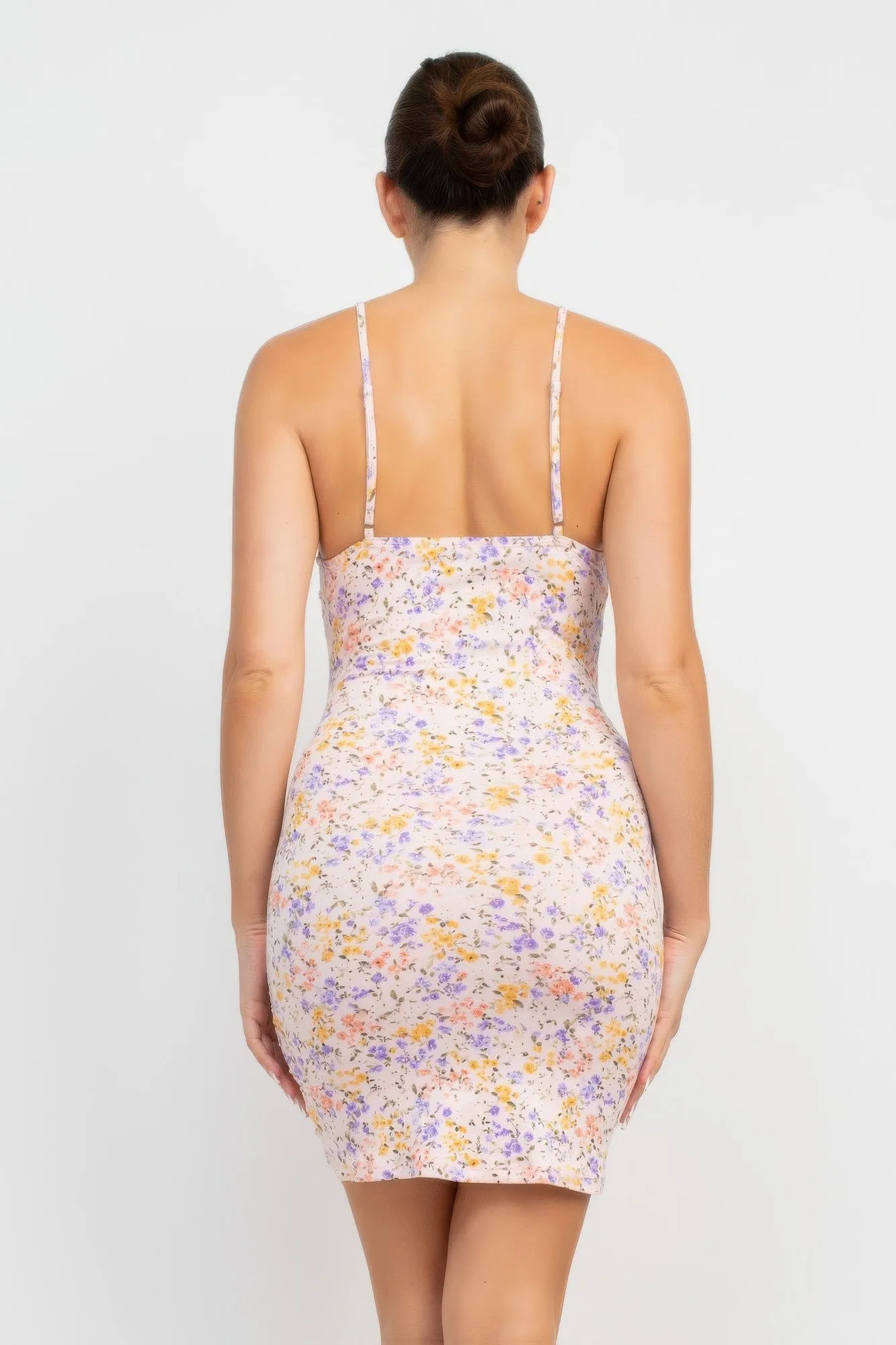 Ruched Floral Cami Dress sold by Gigi Laurent product image thumbnail 5