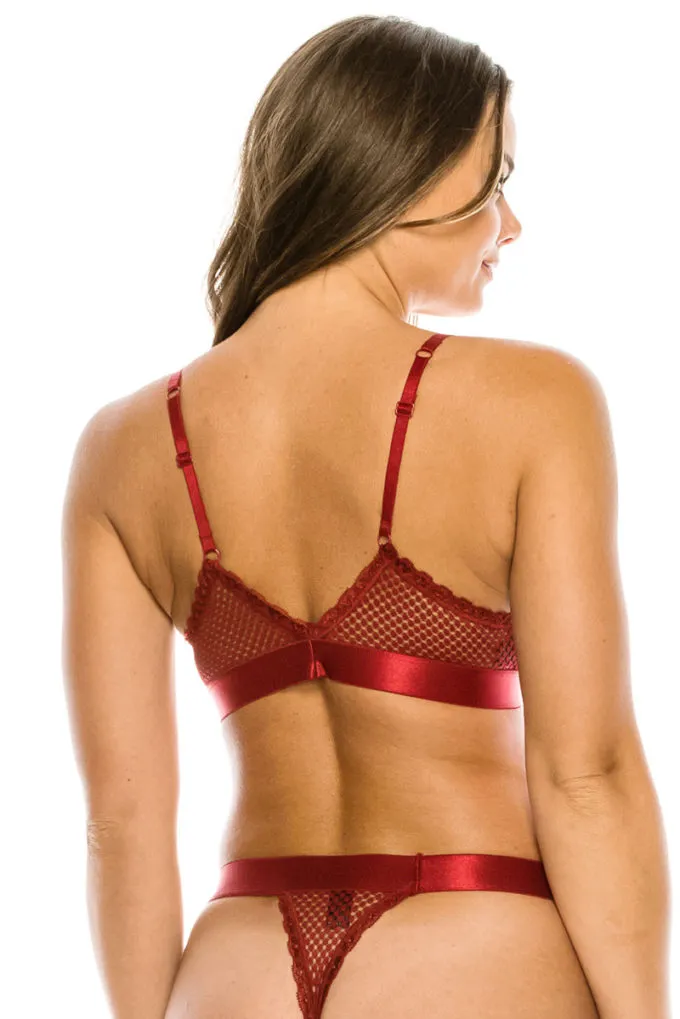 Lace Triangle Bralette sold by Gigi Laurent product image thumbnail 4