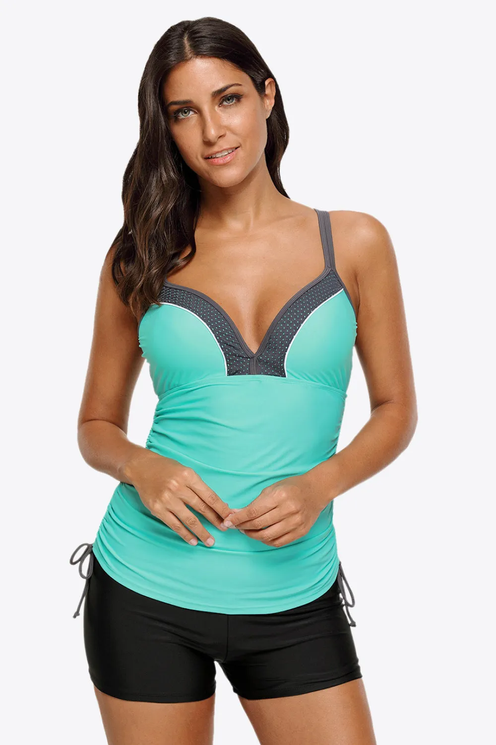 Contrast Sweetheart Neck Swim Cami sold by Gigi Laurent product image thumbnail 4