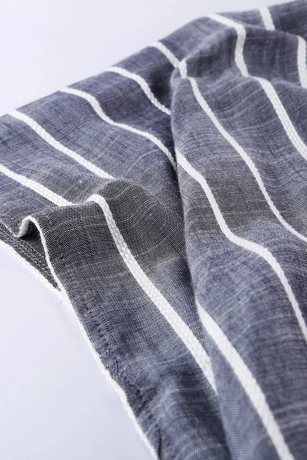 Striped Open Front Longline Cover Up sold by Gigi Laurent product image thumbnail 4