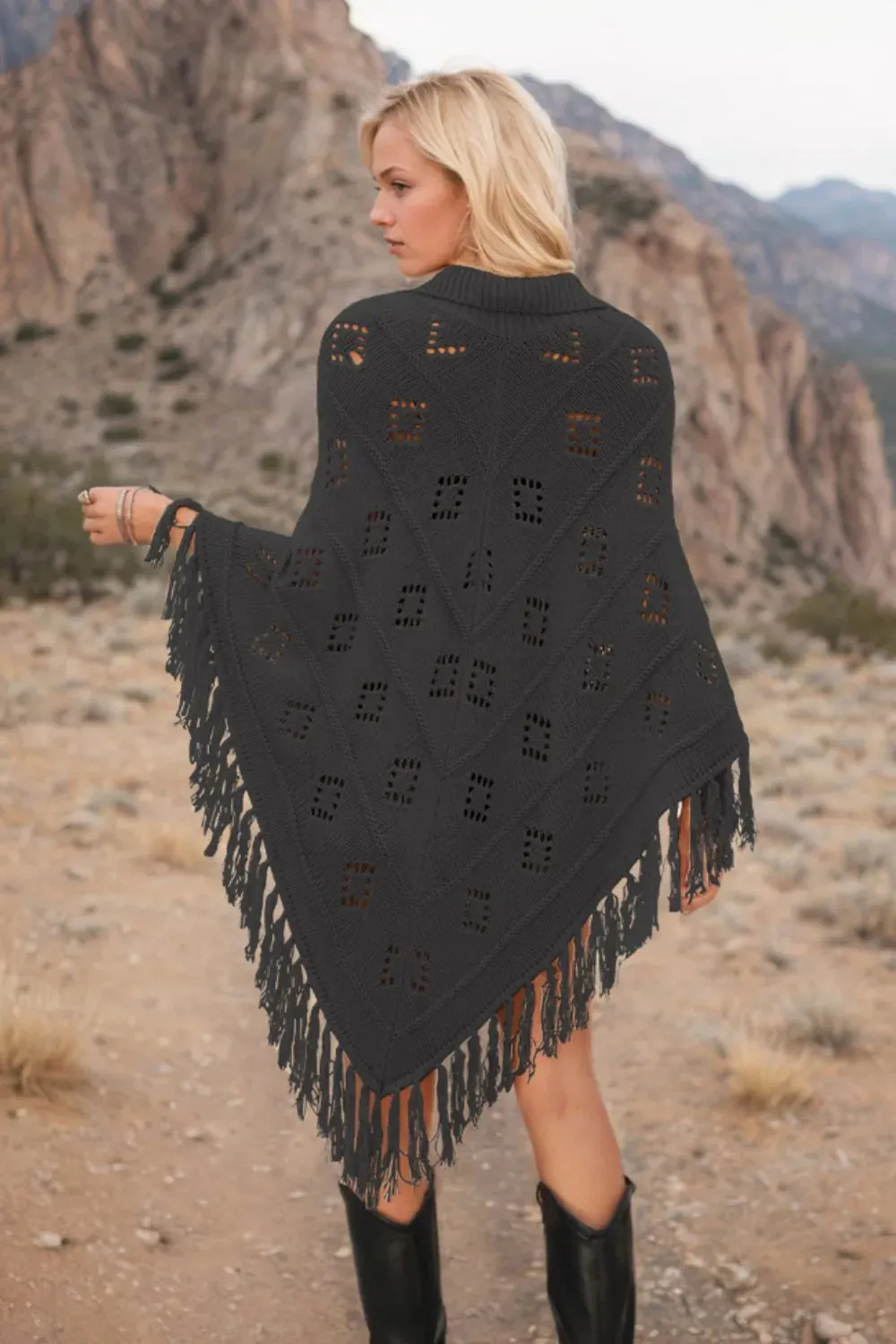 Tassel Hem Knit Cover Up sold by Gigi Laurent product image thumbnail 2