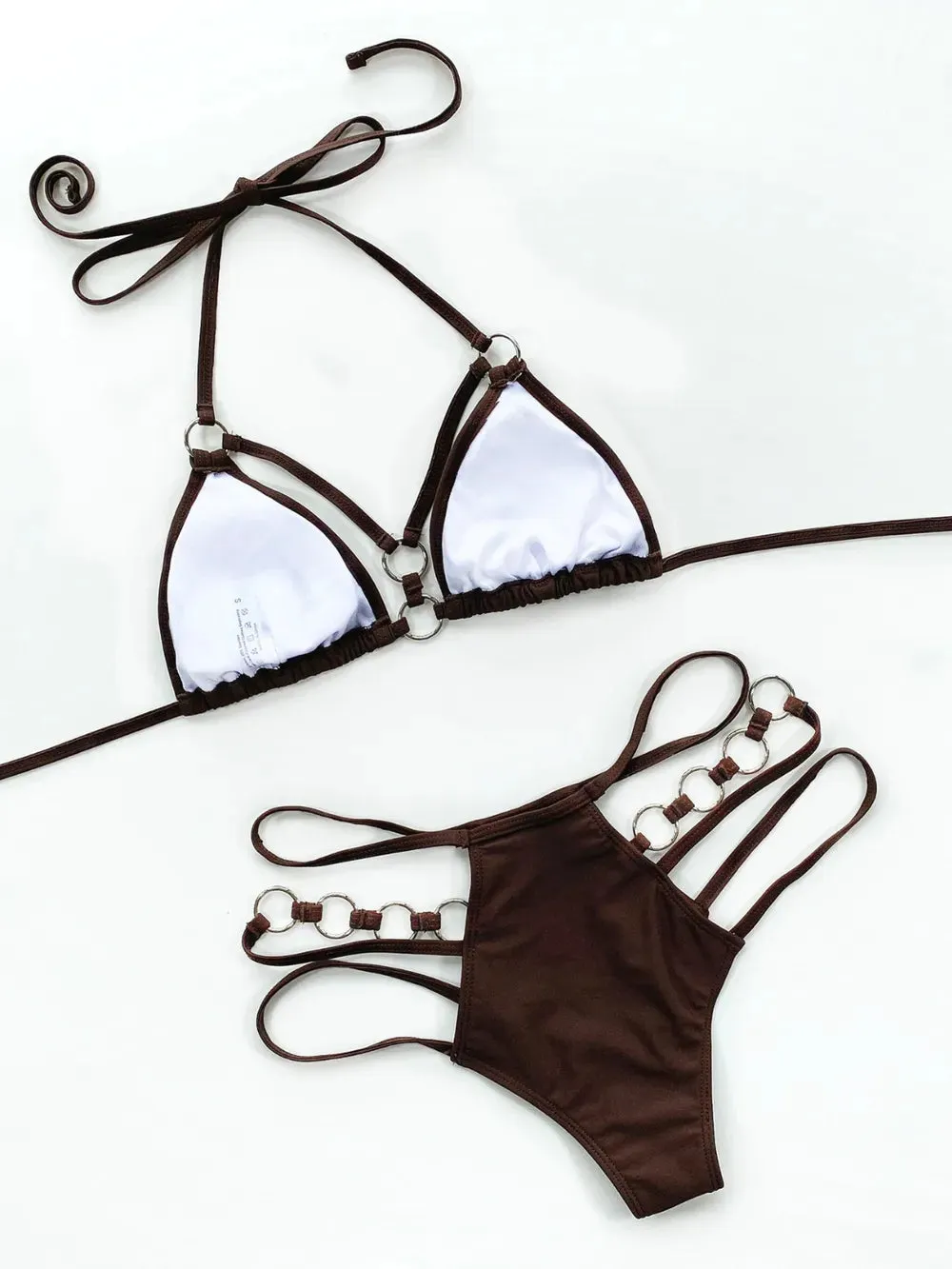 Cutout Halter Neck Two-Piece Bikini Set sold by Gigi Laurent product image thumbnail 2
