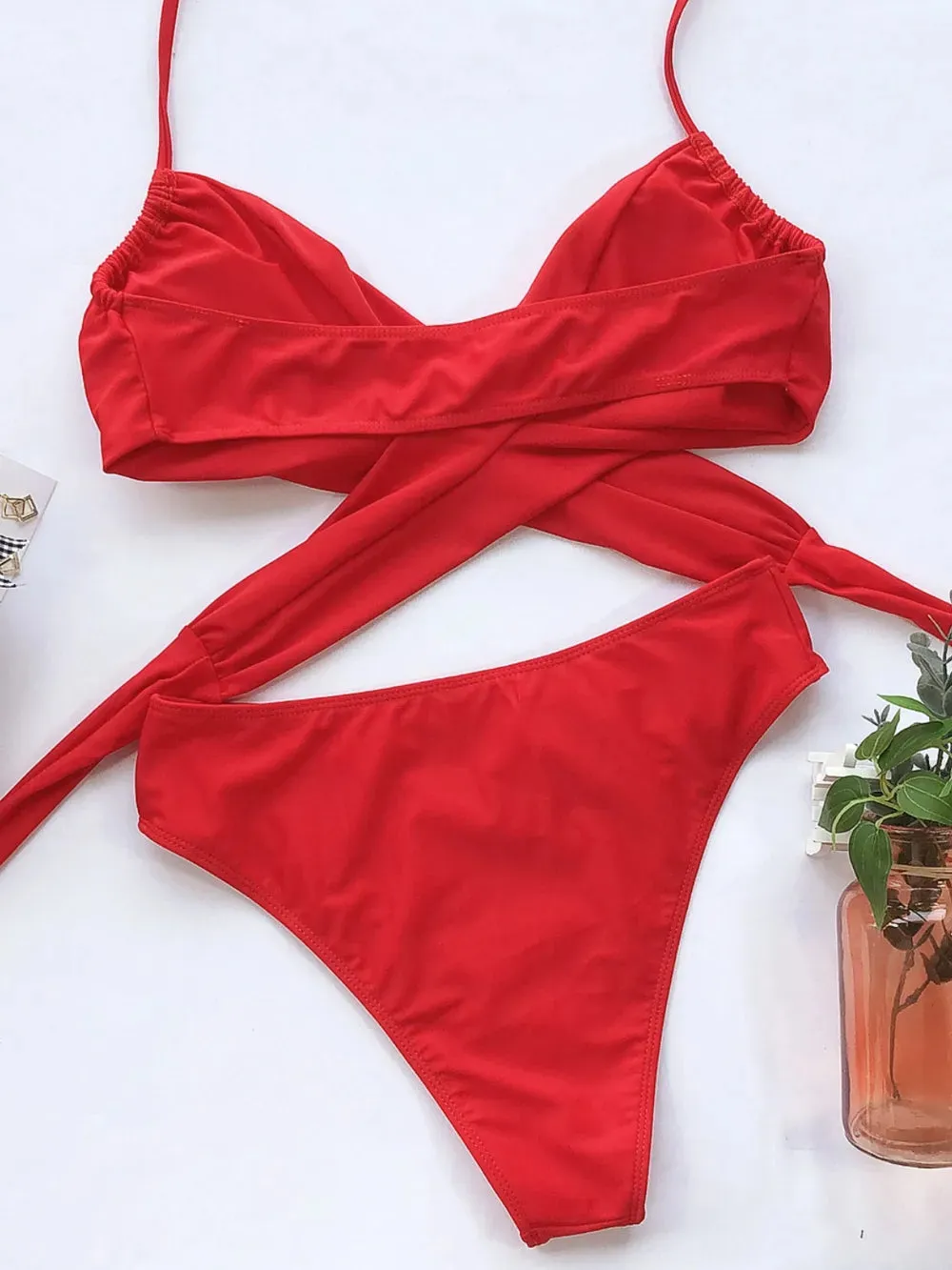 Halter Neck Two-Piece Bikini Set sold by Gigi Laurent product image thumbnail 2