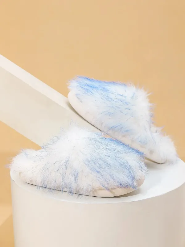 Fuzzy Round Toe Slippers sold by Gigi Laurent
