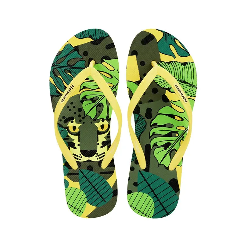 Tropical Print Summer Slippers sold by Gigi Laurent product image thumbnail 4