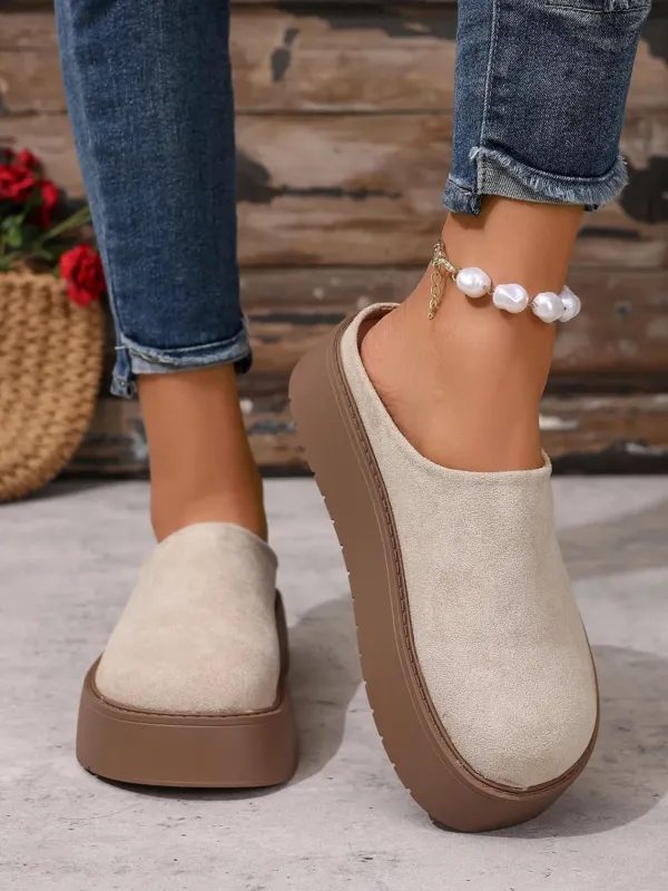 Platform Suede Slip-Ons sold by Gigi Laurent