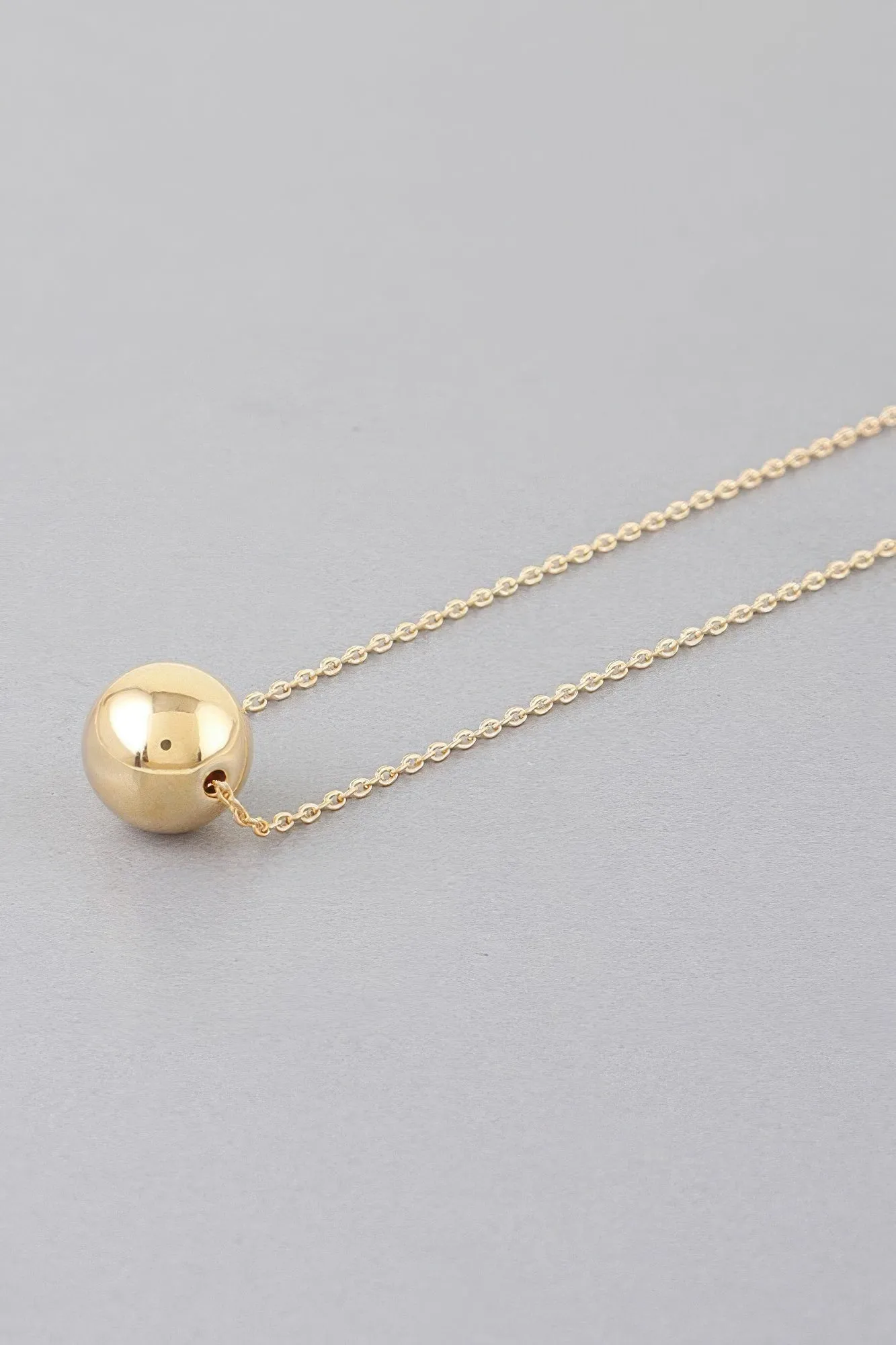 Shiny Bead Chain Necklace sold by Gigi Laurent product image thumbnail 3