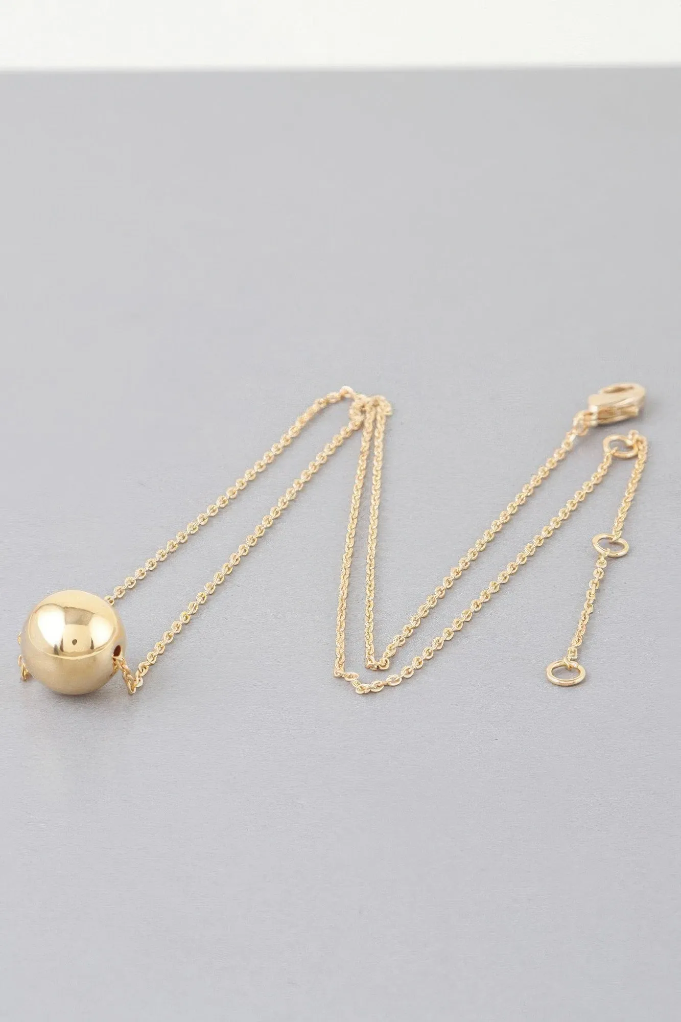 Shiny Bead Chain Necklace sold by Gigi Laurent product image thumbnail 2