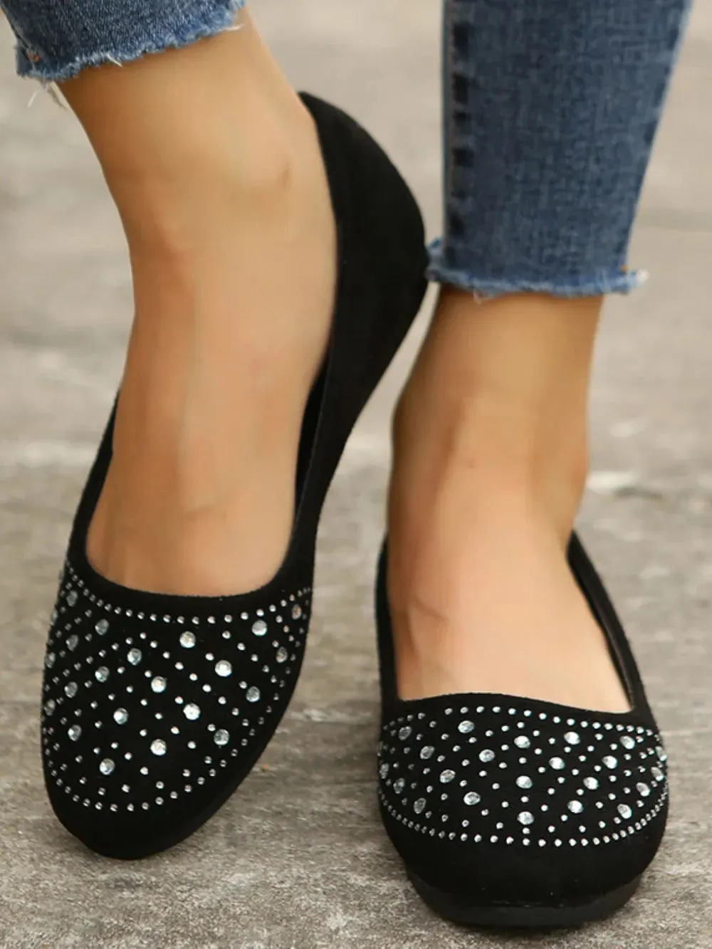 Rhinestone Flat Slip-Ons sold by Gigi Laurent product image thumbnail 2