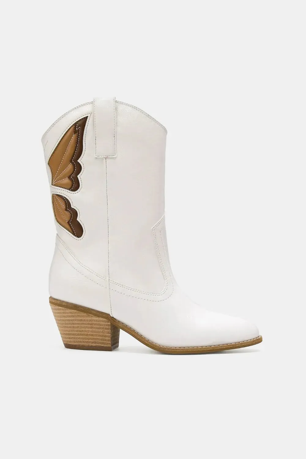 Beast Fashion Butterfly Cut Detail Point Toe Boots sold by Gigi Laurent