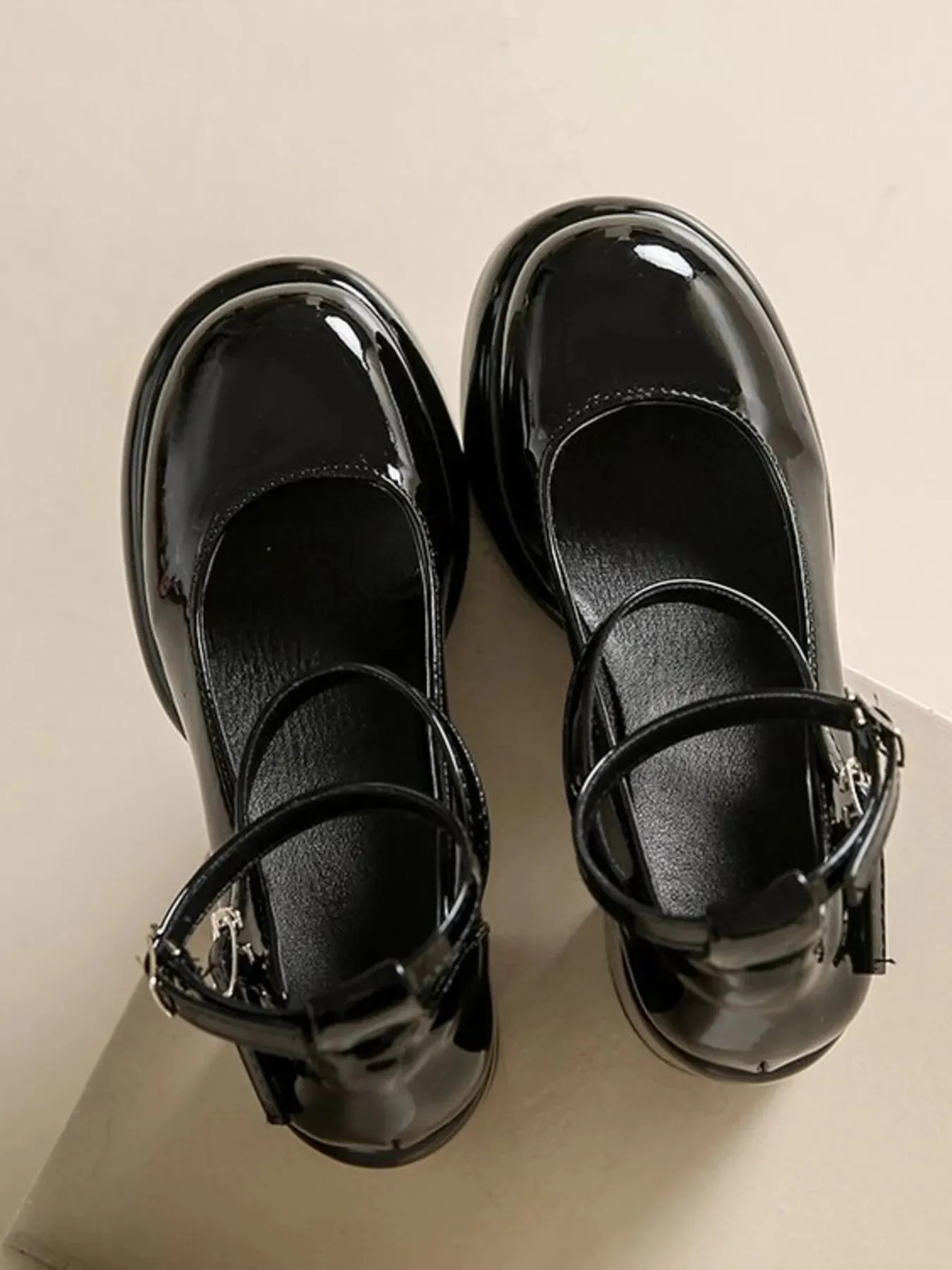 Patent Leather Mary Jane Platform Pumps sold by Gigi Laurent product image thumbnail 5