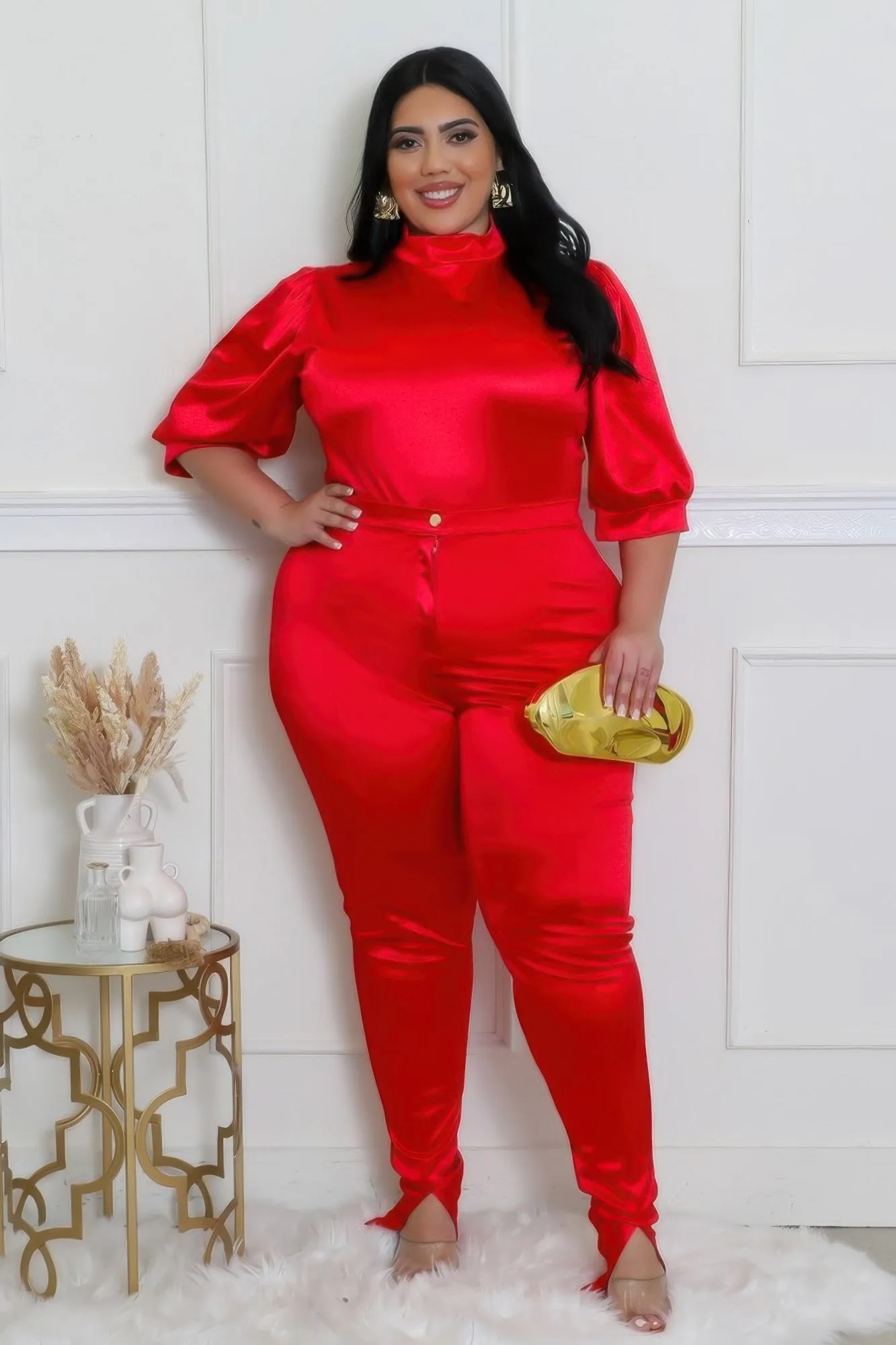 Two Piece Set, Semi-stretch Bodysuit sold by Gigi Laurent product image thumbnail 3