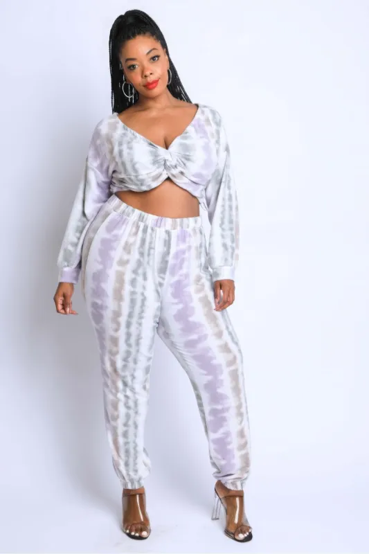 Tie Die Off Shoulder Set sold by Gigi Laurent