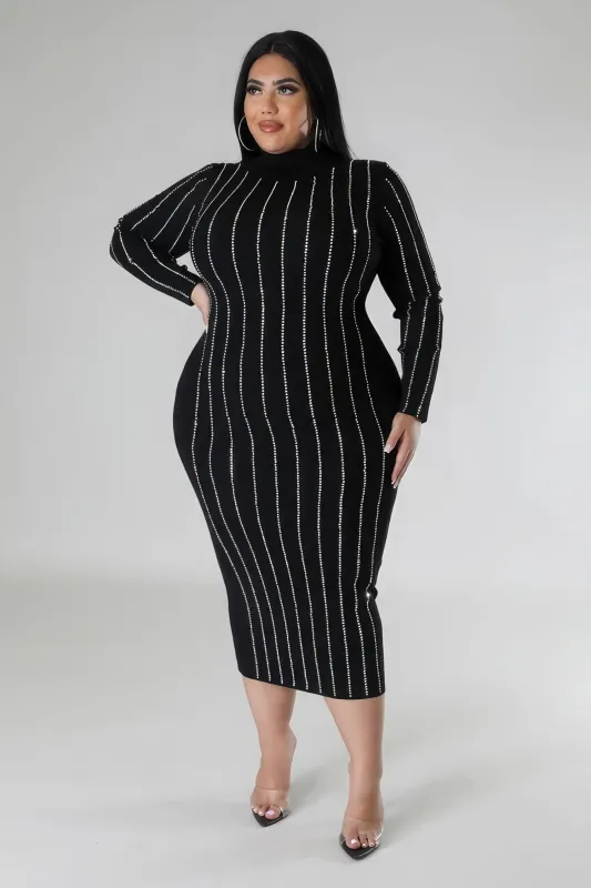 Turtle Neck Stretch Dress sold by Gigi Laurent