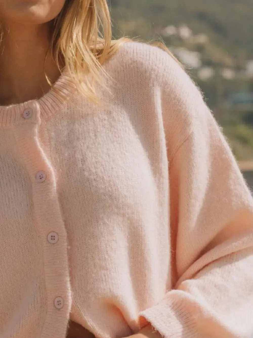 Button Down Long Sleeve Cardigan sold by Gigi Laurent product image thumbnail 3