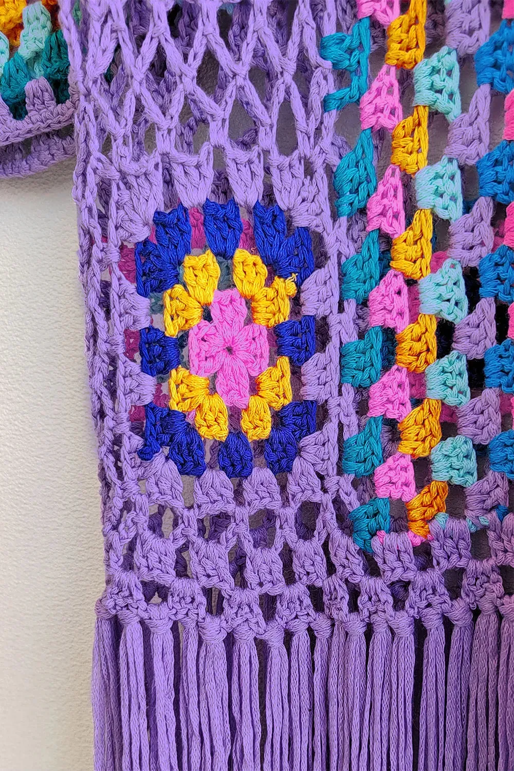 Fringe Tied Long Sleeve Cardigan sold by Gigi Laurent product image thumbnail 5