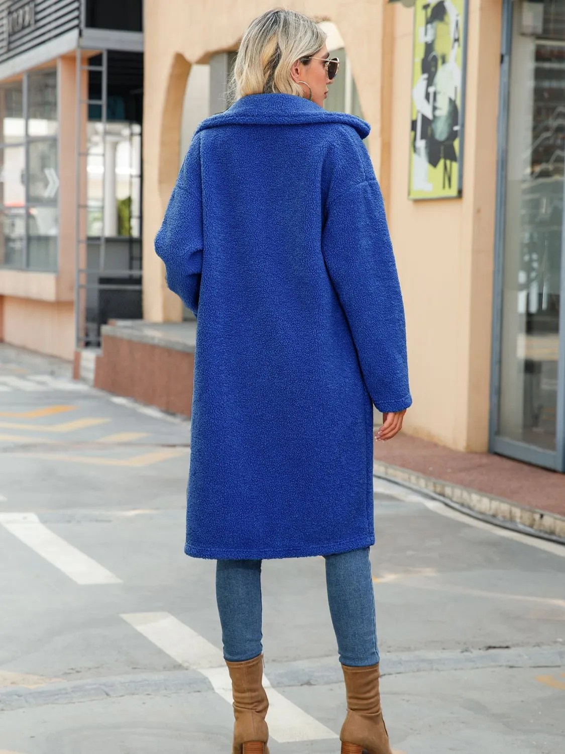 Collared Neck Button Down Coat sold by Gigi Laurent product image thumbnail 2