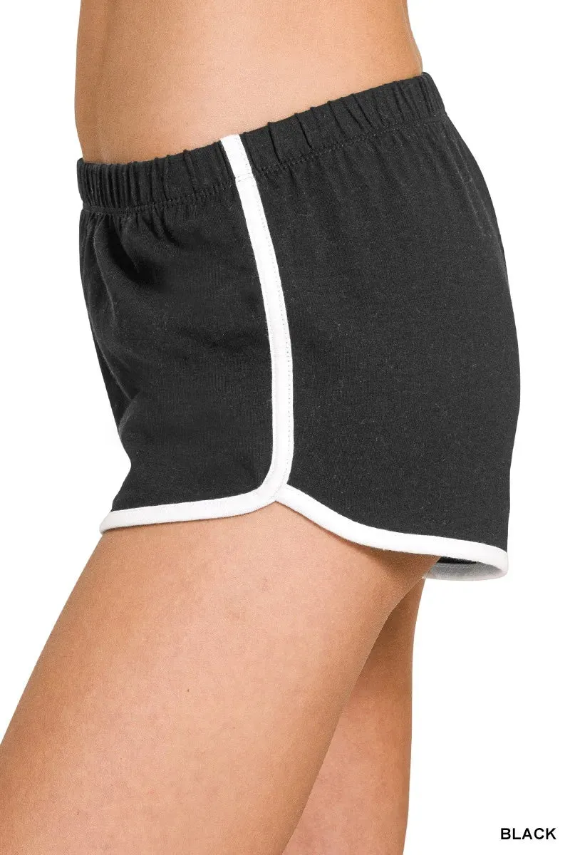 Zenana Elastic Waistband Dolphin Shorts sold by Gigi Laurent product image thumbnail 3