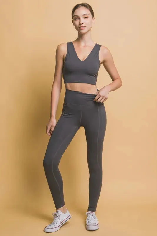 Love Tree High Waist Leggings with Side Pockets sold by Gigi Laurent
