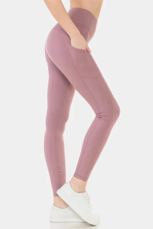 Leggings Depot Wide Waistband High Waist Leggings sold by Gigi Laurent
