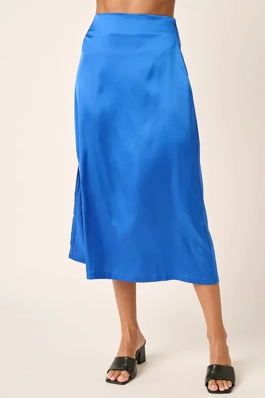 Mittoshop Side Slit Satin Midi Skirt sold by Gigi Laurent product image thumbnail 3