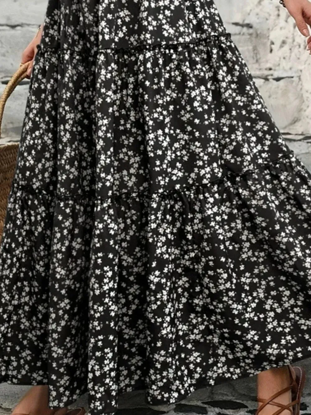Tiered Floral Maxi Skirt sold by Gigi Laurent product image thumbnail 5