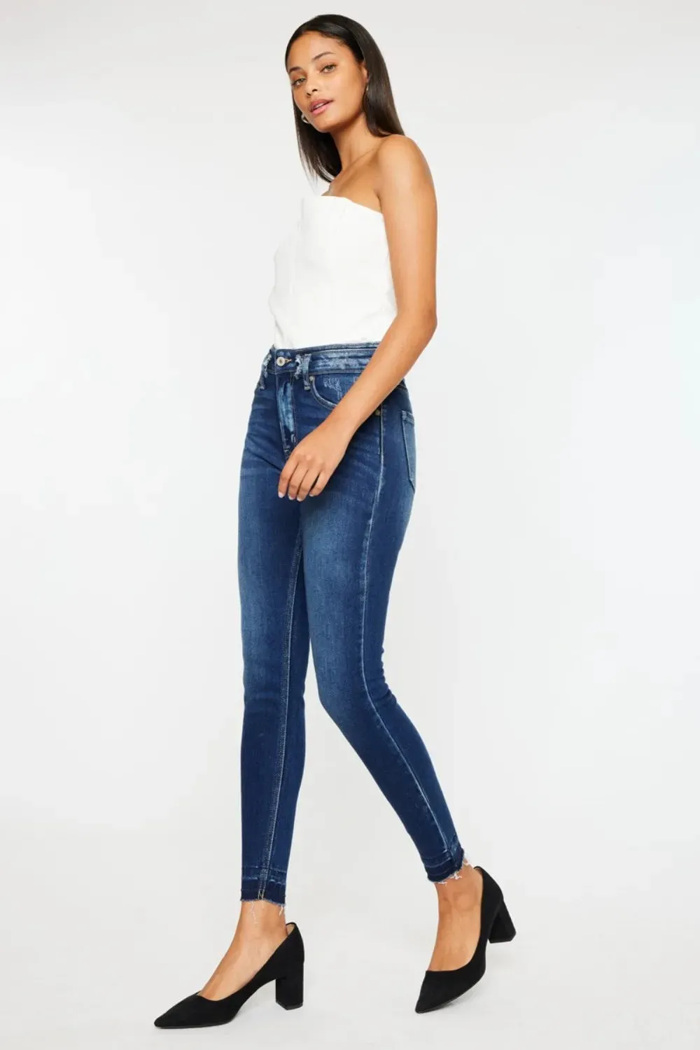 Kancan Full Size High Rise Ankle Skinny Jeans sold by Gigi Laurent product image thumbnail 3