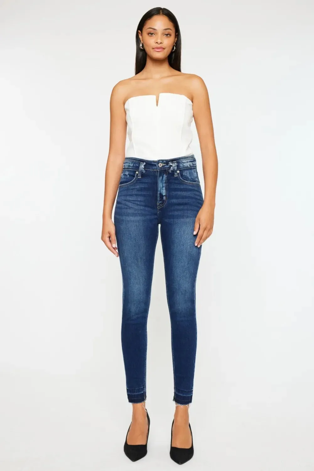 Kancan Full Size High Rise Ankle Skinny Jeans sold by Gigi Laurent product image thumbnail 4