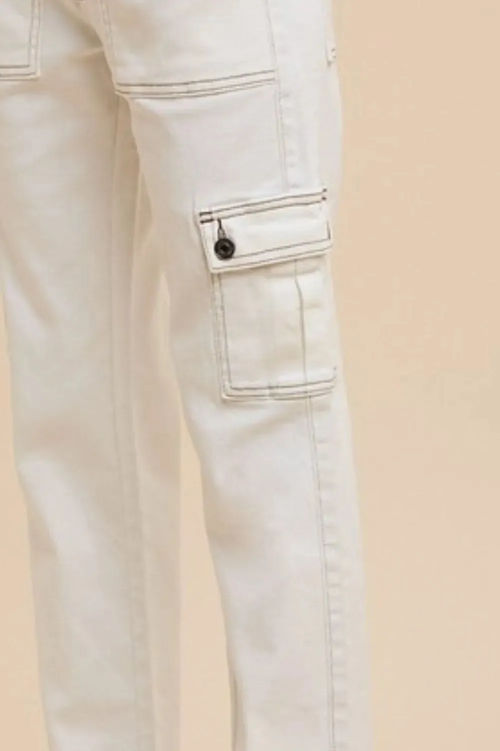 Annie Wear Straight Leg Jeans with Cargo Pockets sold by Gigi Laurent product image thumbnail 3