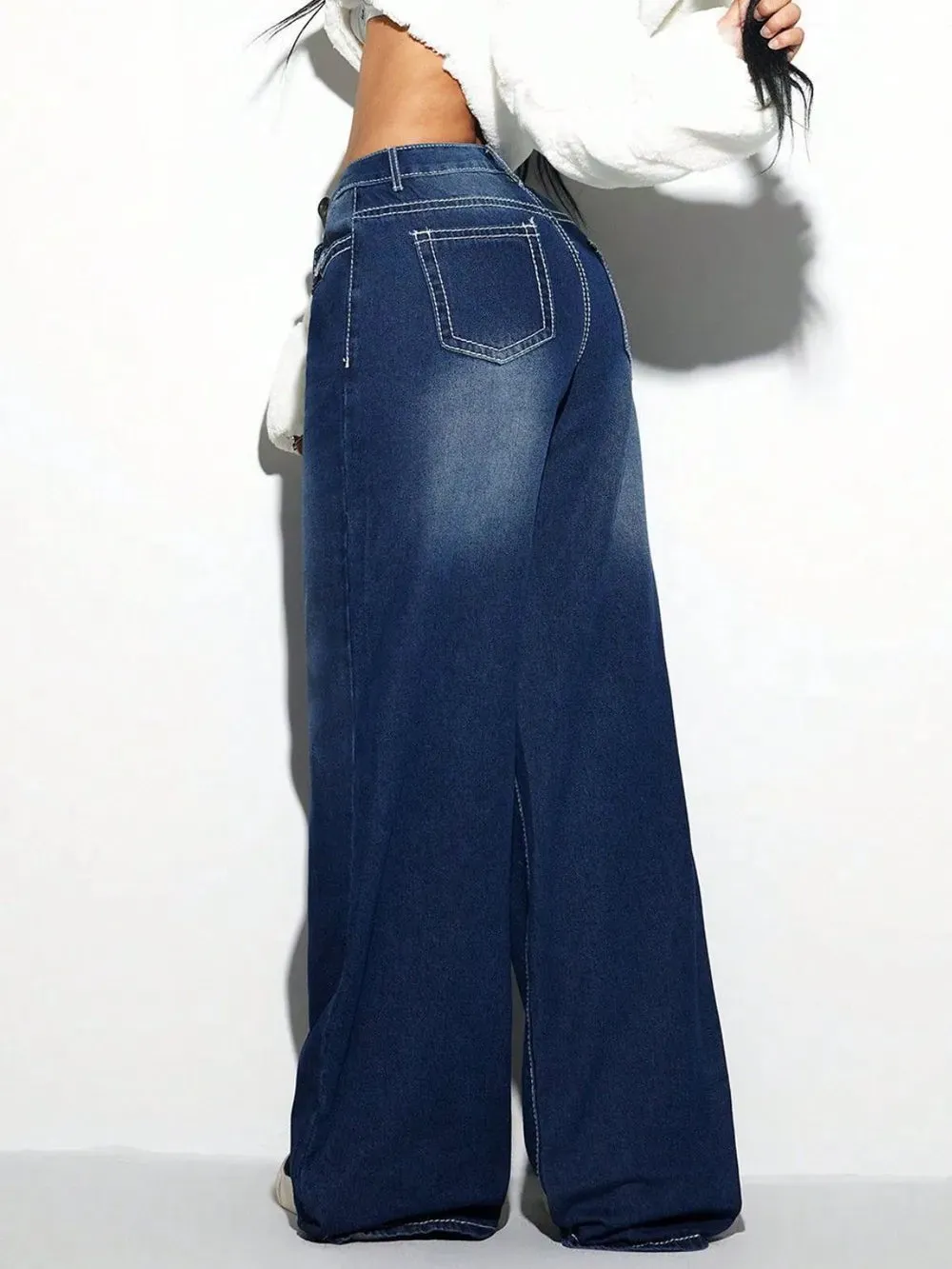Cross Wide Leg Jeans sold by Gigi Laurent product image thumbnail 5