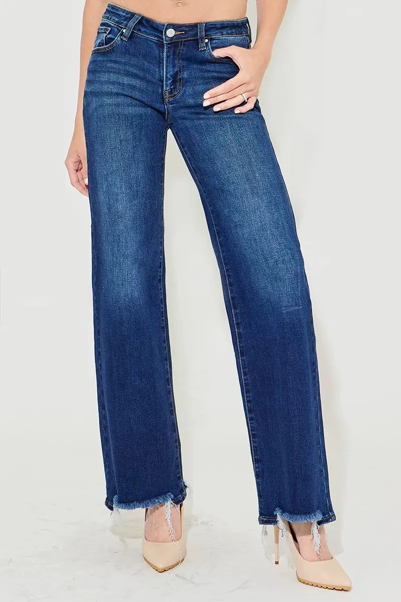 RISEN Full Size Low Rise Wide Leg Jeans Plus Size sold by Gigi Laurent product image thumbnail 2