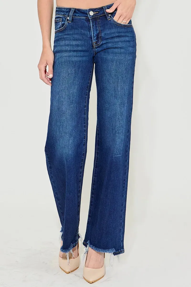 RISEN Full Size Low Rise Wide Leg Jeans Plus Size sold by Gigi Laurent product image thumbnail 3