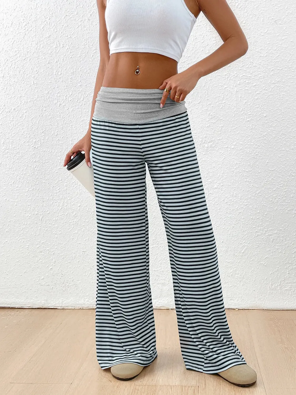 Striped Wide Leg Pants sold by Gigi Laurent product image thumbnail 2
