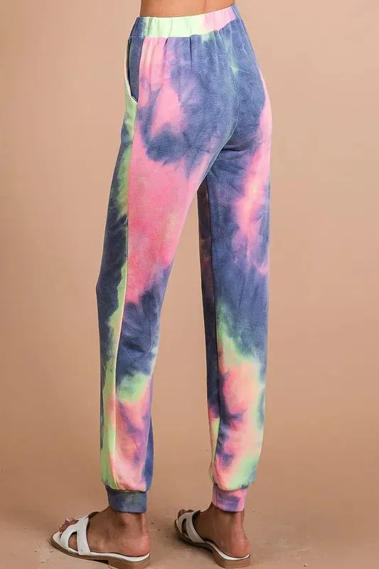 BiBi Tie Dye French Terry Casual Pants sold by Gigi Laurent product image thumbnail 2