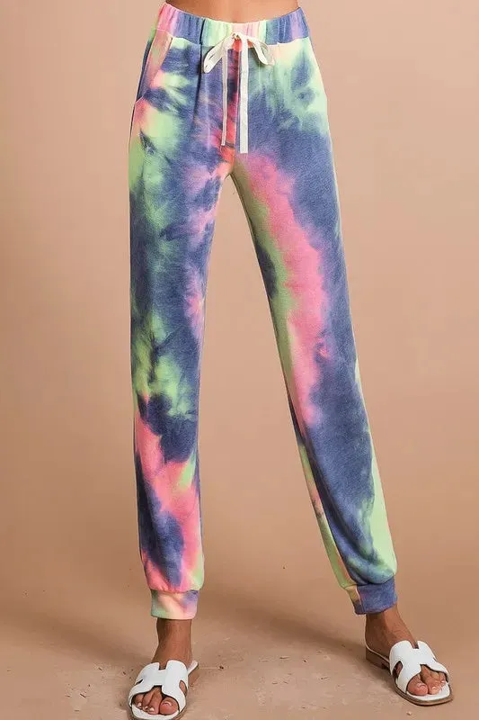 BiBi Tie Dye French Terry Casual Pants sold by Gigi Laurent product image thumbnail 4