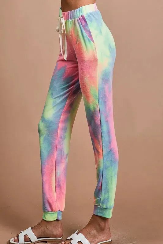 BiBi Tie Dye French Terry Casual Pants sold by Gigi Laurent product image thumbnail 3