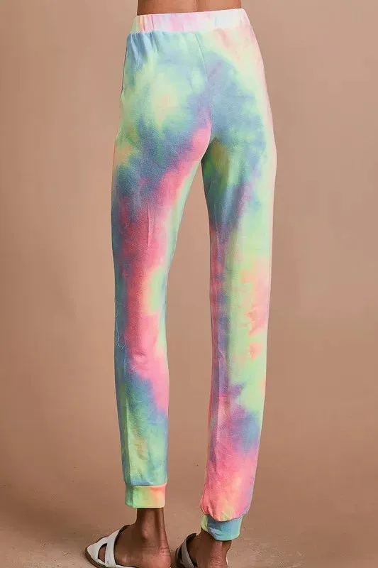 BiBi Tie Dye French Terry Casual Pants sold by Gigi Laurent product image thumbnail 2
