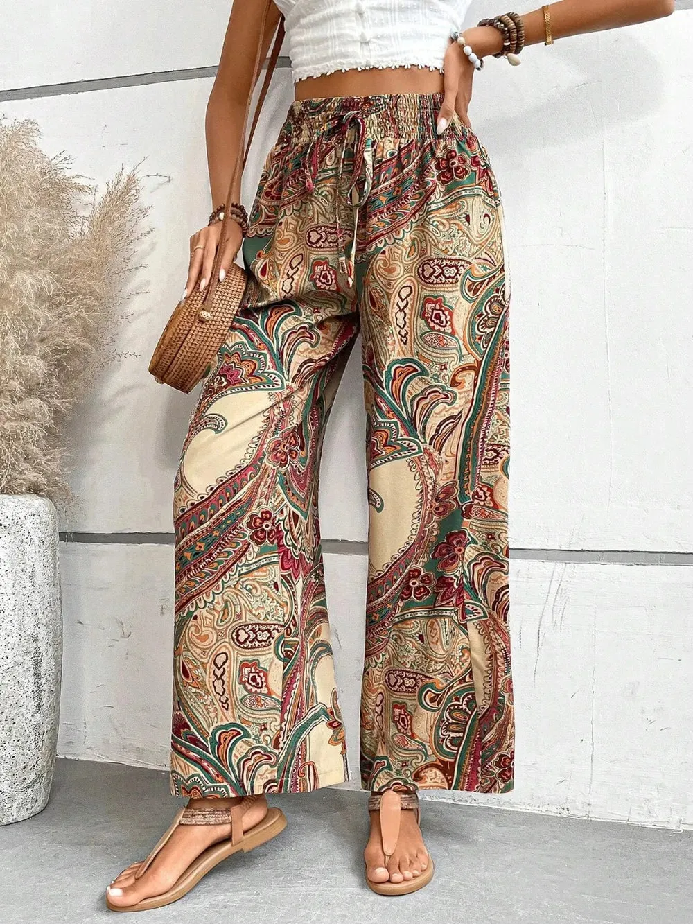 Printed Wide Leg Pants sold by Gigi Laurent product image thumbnail 4