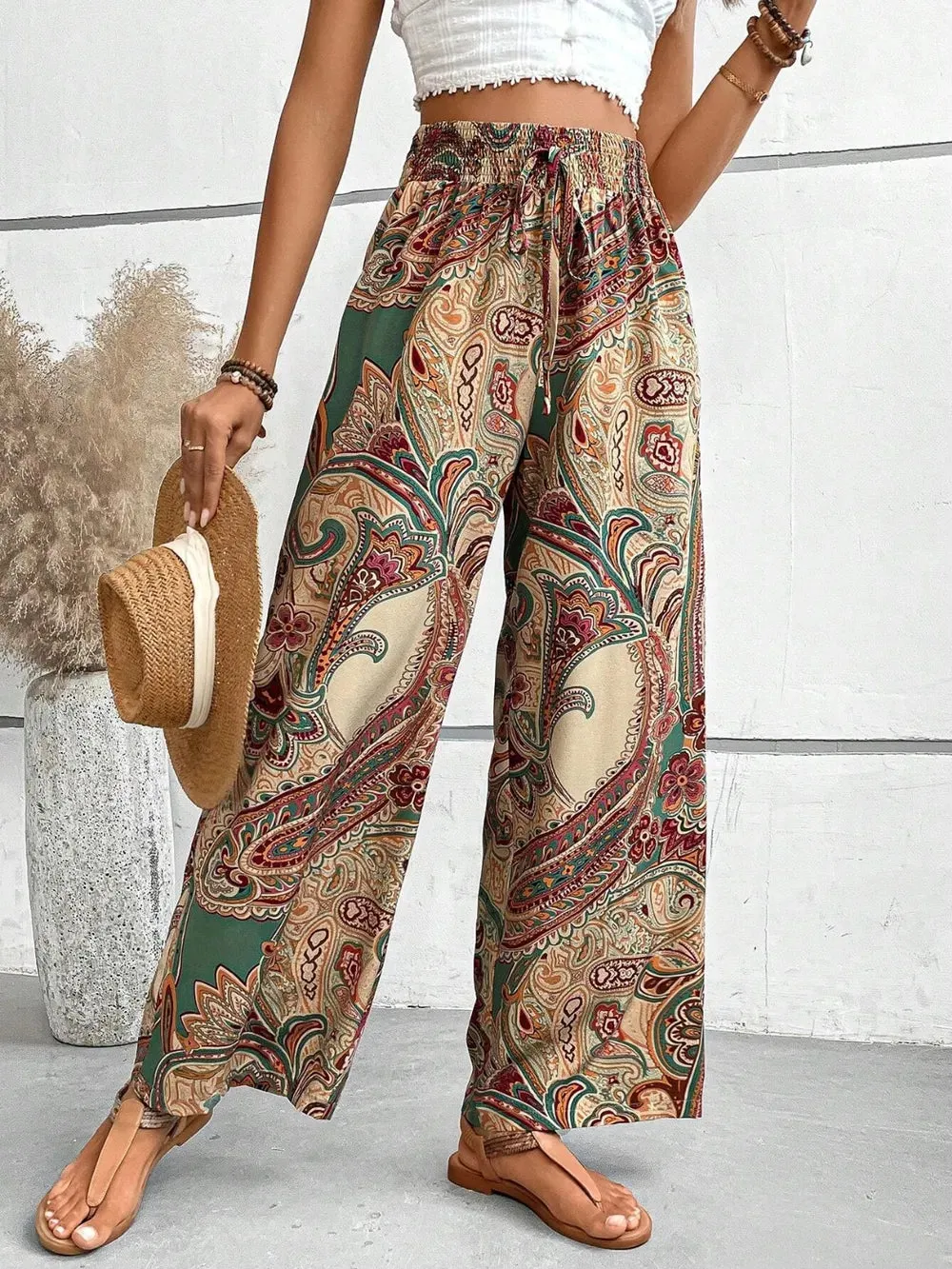 Printed Wide Leg Pants sold by Gigi Laurent product image thumbnail 5