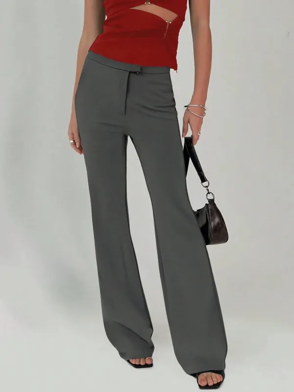 High Waist Flare Leg Trousers sold by Gigi Laurent