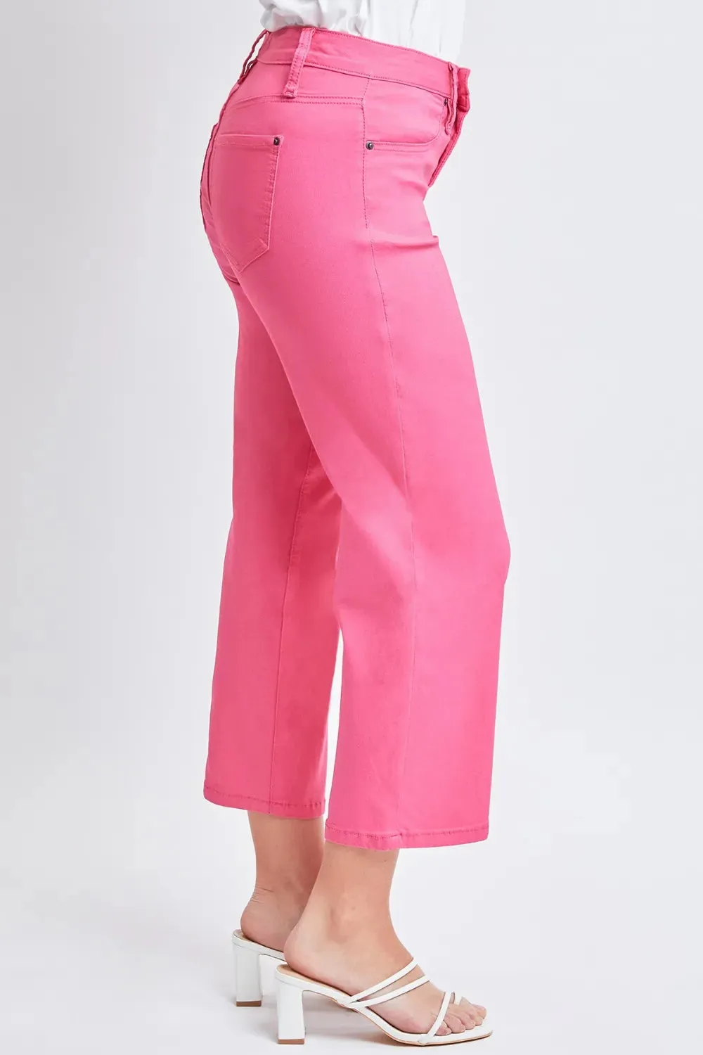 YMI Jeanswear Full Size Mid-Rise Hyperstretch Cropped Straight Pants sold by Gigi Laurent product image thumbnail 3