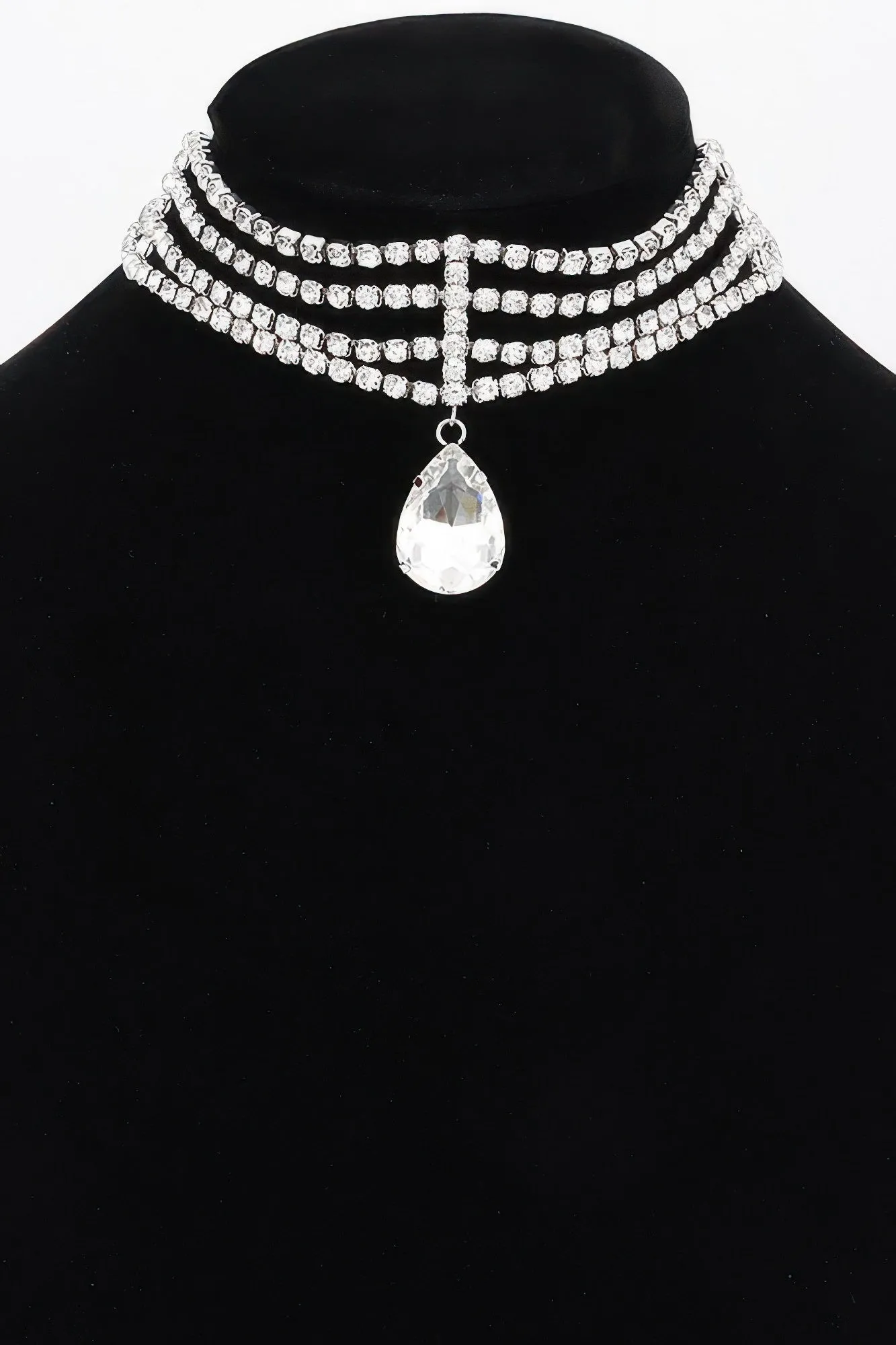 Rhinestone Necklace sold by Gigi Laurent product image thumbnail 4