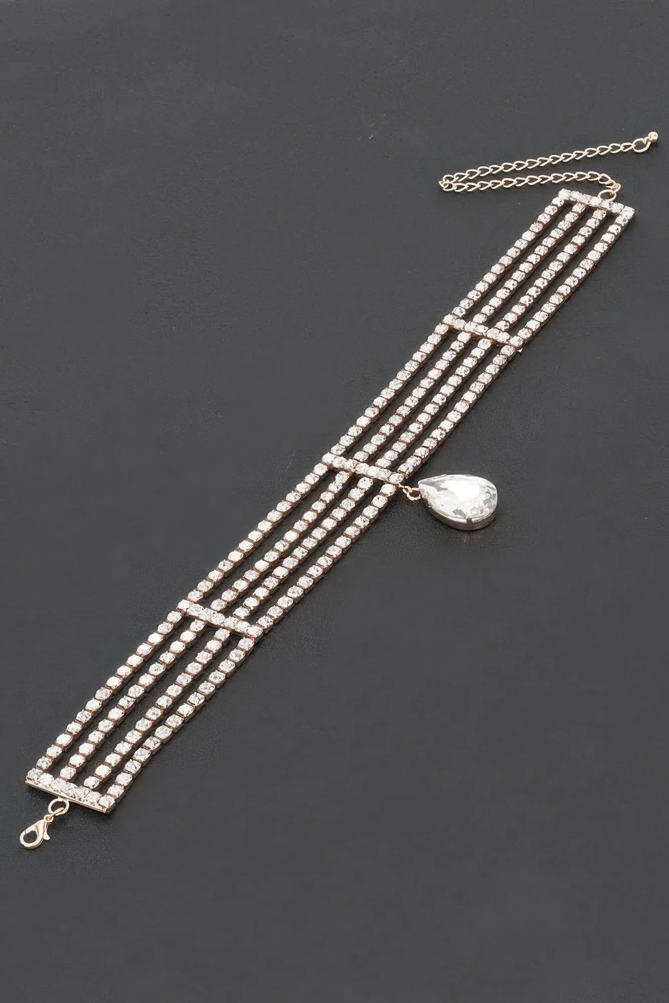 Rhinestone Necklace sold by Gigi Laurent product image thumbnail 3