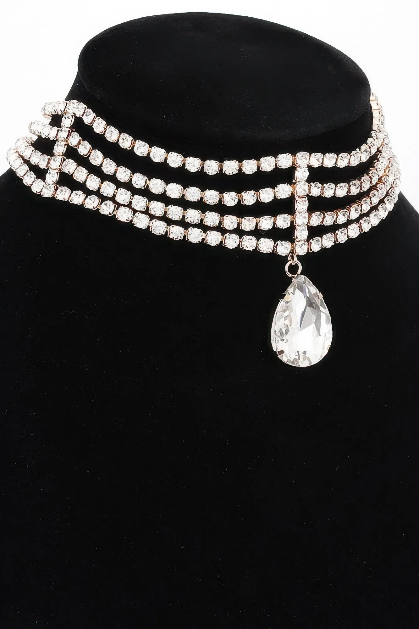 Rhinestone Necklace sold by Gigi Laurent product image thumbnail 2