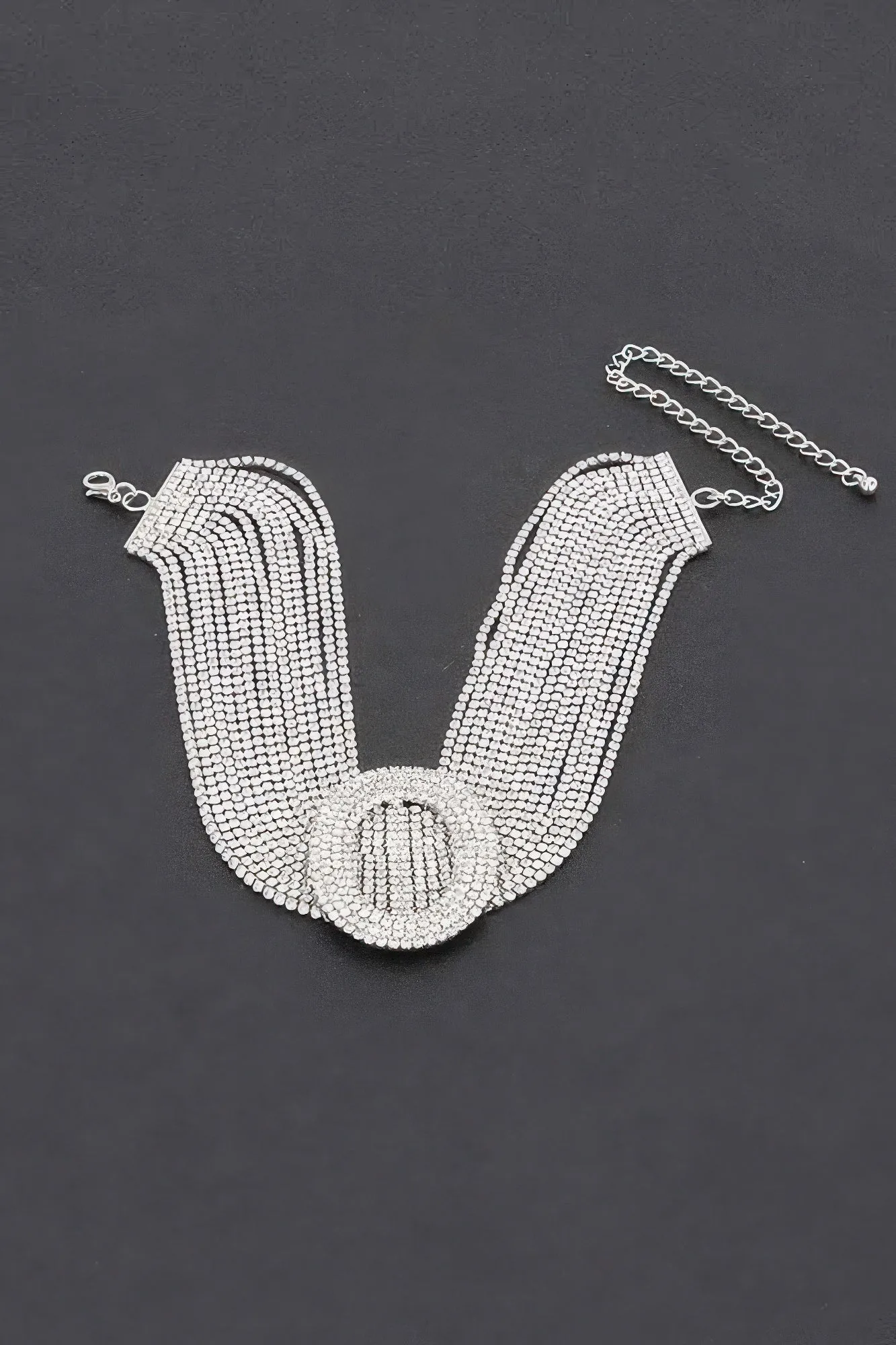 Rhinestone Necklace sold by Gigi Laurent product image thumbnail 4