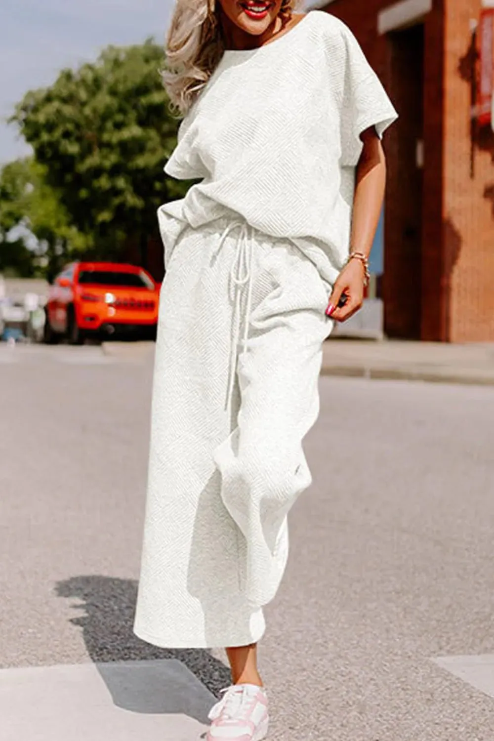 Short Sleeve Top and Pants Set sold by Gigi Laurent product image thumbnail 5