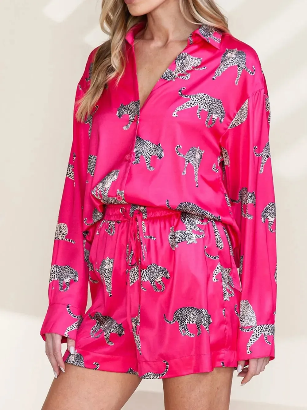 Animal Button Up Shirt and Shorts Set sold by Gigi Laurent