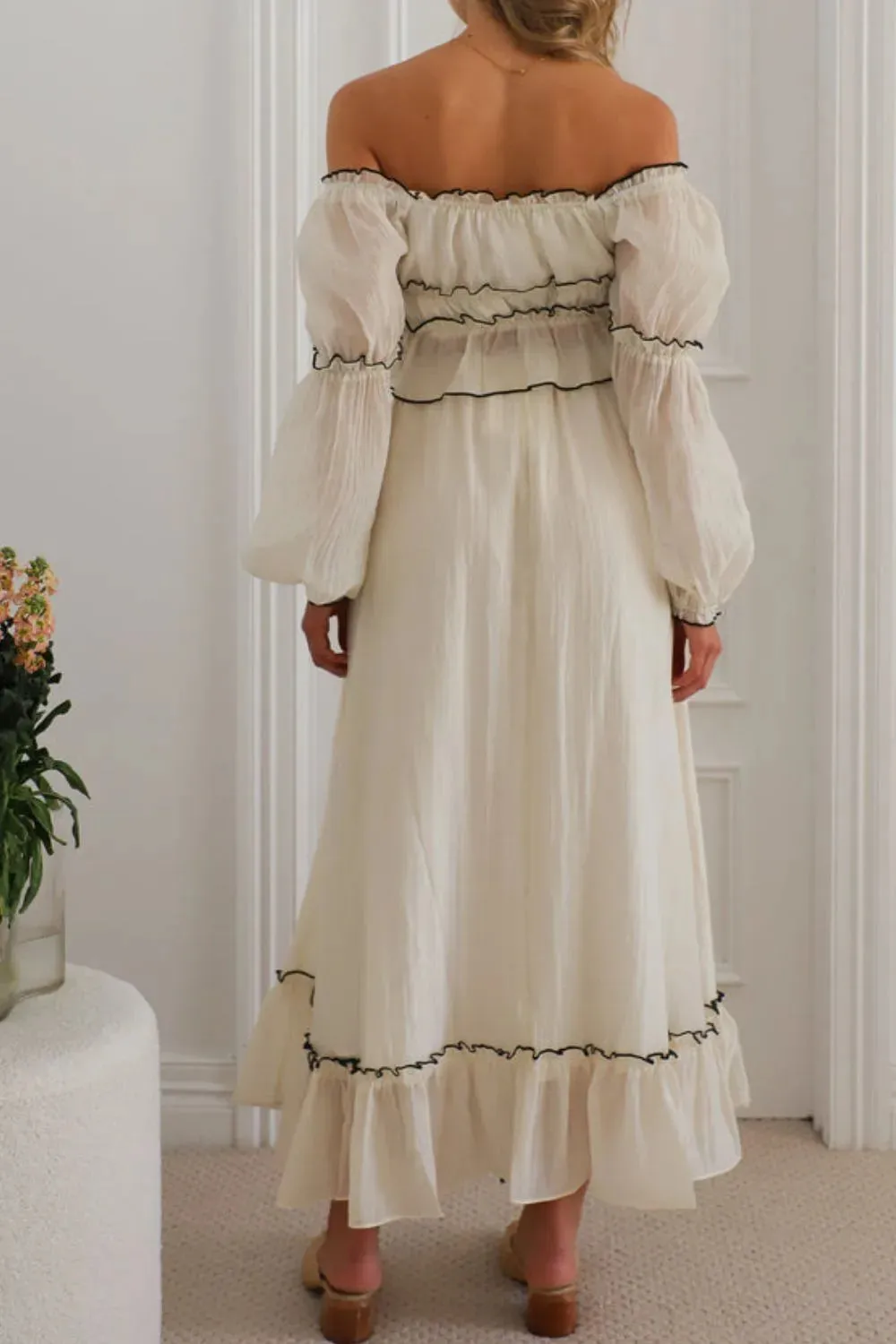 Off-Shoulder Top and Skirt Set sold by Gigi Laurent product image thumbnail 5