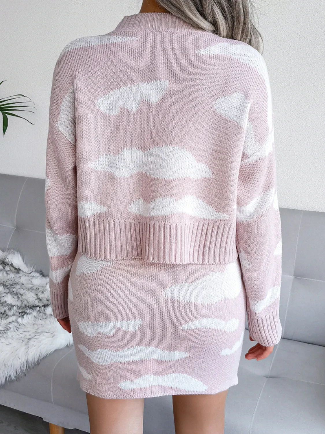 Cloud Sweater and Knit Skirt Set sold by Gigi Laurent product image thumbnail 2