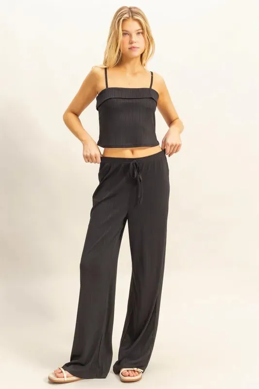 HYFVE Rib Knit Cami Top and Pants Set sold by Gigi Laurent